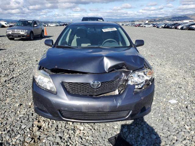 1NXBU4EE0AZ365650 - 2010 TOYOTA COROLLA BASE GRAY photo 5