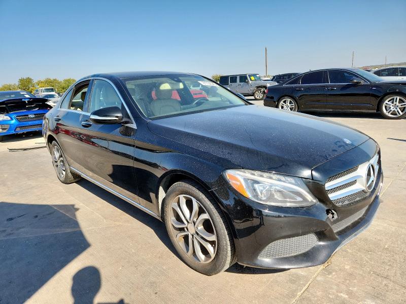 55SWF4KB8FU030726 - 2015 MERCEDES-BENZ C 300 4MATIC BLACK photo 4