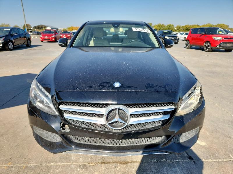 55SWF4KB8FU030726 - 2015 MERCEDES-BENZ C 300 4MATIC BLACK photo 5