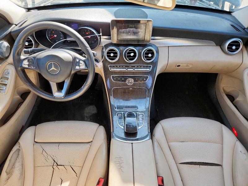 55SWF4KB8FU030726 - 2015 MERCEDES-BENZ C 300 4MATIC BLACK photo 8