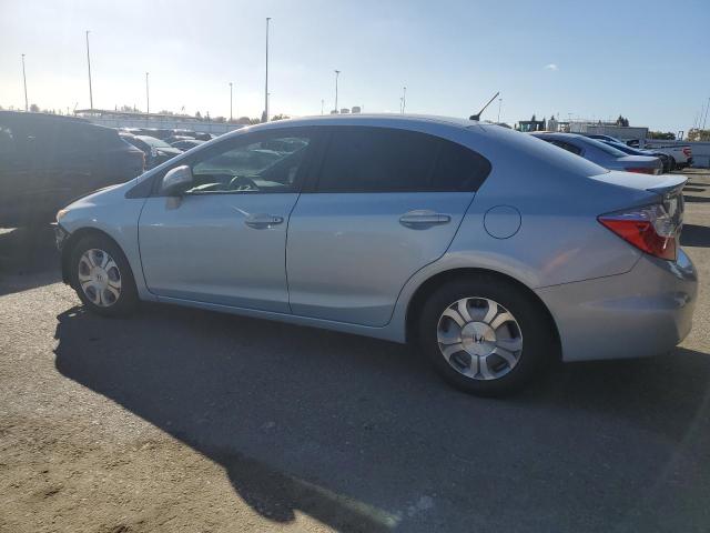 JHMFB4F25CS000474 - 2012 HONDA CIVIC HYBRID 蓝色 照片 2