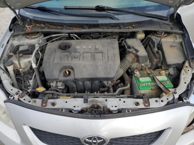 2T1BU4EE9AC229583 - 2010 TOYOTA COROLLA BASE Արծաթագույն լուսանկար 11