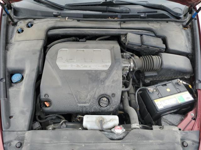 19UUA66287A018522 - 2007 ACURA TL BURGUNDY photo 11