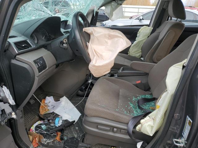 5FNRL5H40EB130159 - 2014 HONDA ODYSSEY EX GRAY photo 7