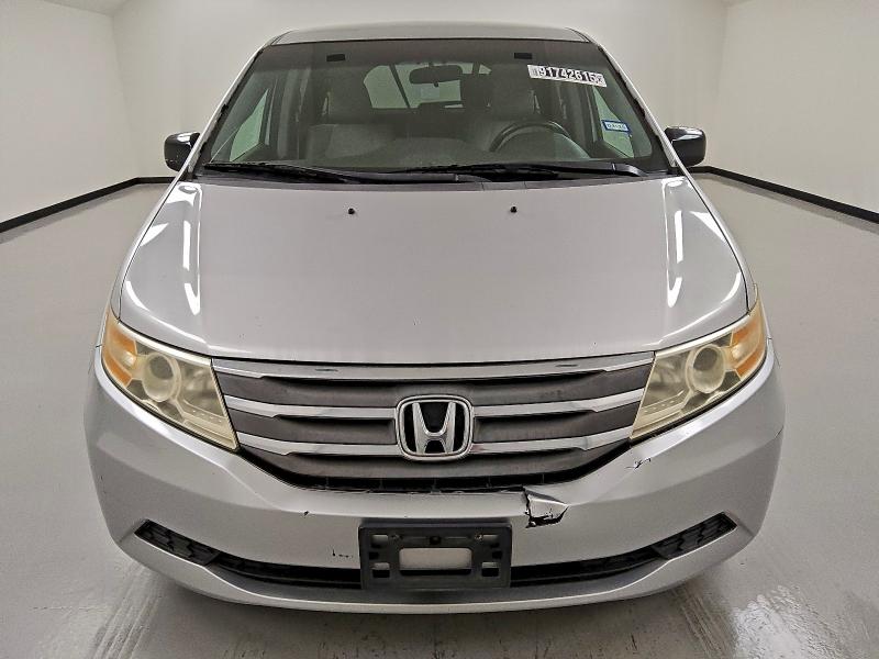 5FNRL5H40CB081154 - 2012 HONDA ODYSSEY EX SILVER photo 5