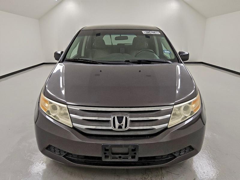 5FNRL5H4XCB094235 - 2012 HONDA ODYSSEY EX GRAY photo 5
