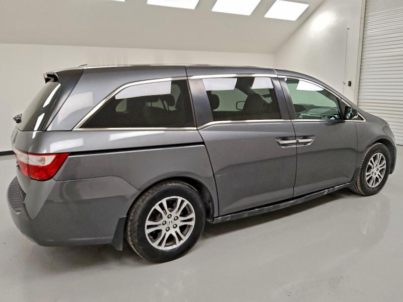 5FNRL5H45CB095423 - 2012 HONDA ODYSSEY EX GRAY photo 3