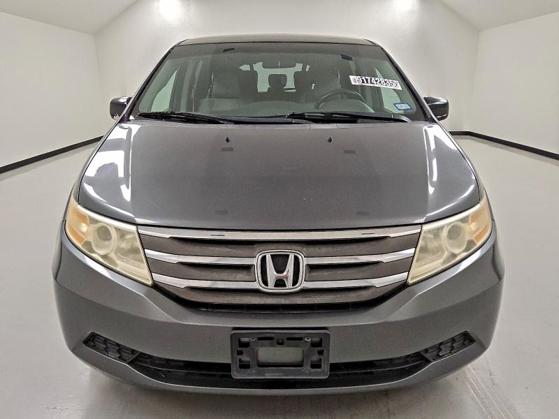 5FNRL5H45CB095423 - 2012 HONDA ODYSSEY EX GRAY photo 5