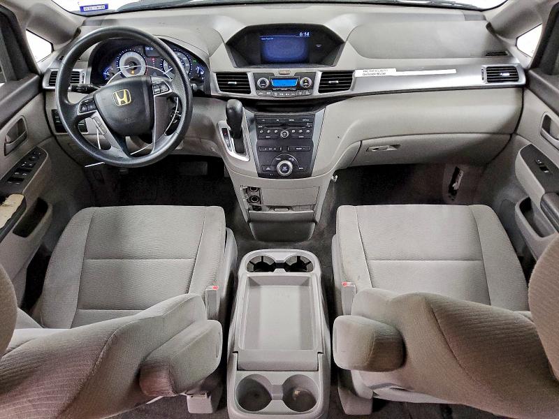 5FNRL5H45CB095423 - 2012 HONDA ODYSSEY EX GRAY photo 8