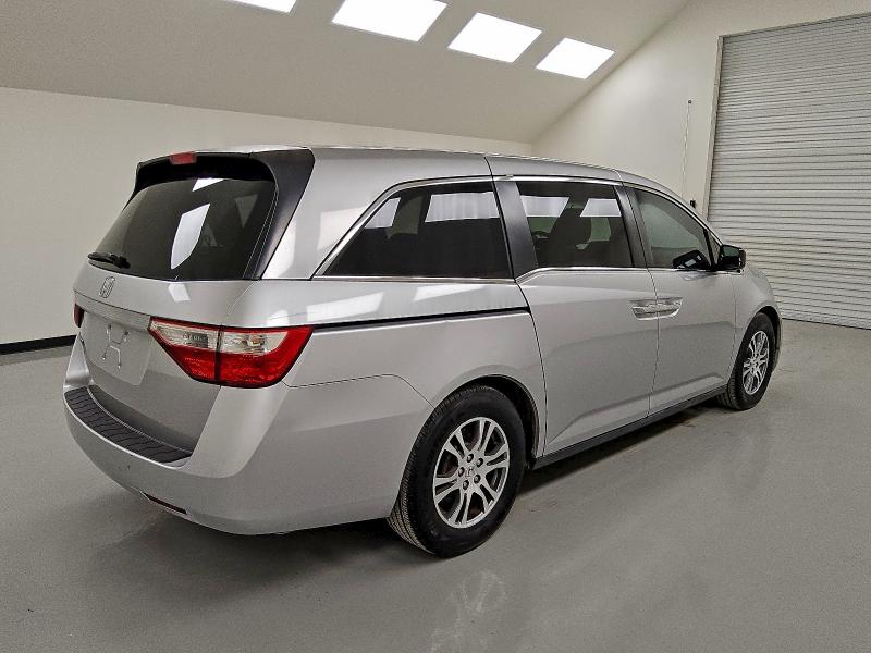 5FNRL5H4XCB068198 - 2012 HONDA ODYSSEY EX SILVER photo 3