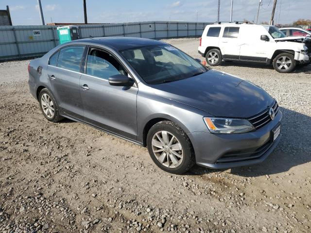 3VWD07AJ0FM412147 - 2015 VOLKSWAGEN JETTA SE GRAY photo 4
