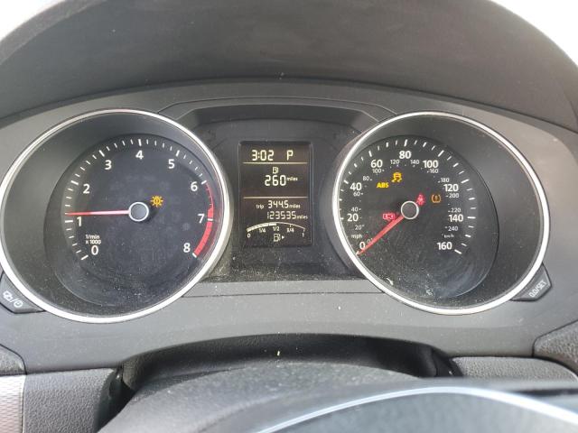 3VWD07AJ0FM412147 - 2015 VOLKSWAGEN JETTA SE GRAY photo 9