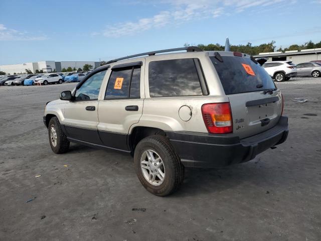 1J4GX48S23C581327 - 2003 JEEP GRAND CHER LAREDO Сұр фото 2