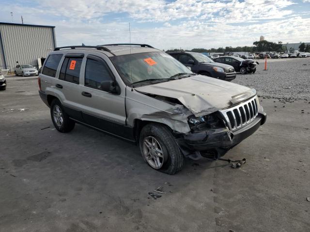 1J4GX48S23C581327 - 2003 JEEP GRAND CHER LAREDO Сұр фото 4