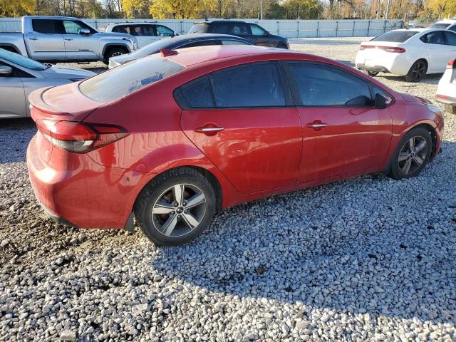 3KPFL4A75JE201373 - 2018 KIA FORTE LX RED photo 3