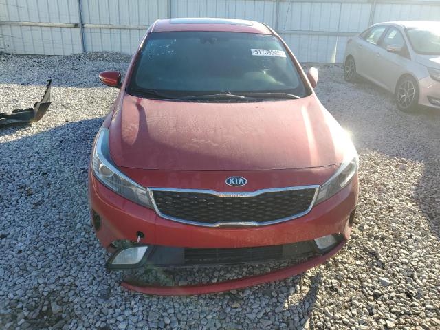3KPFL4A75JE201373 - 2018 KIA FORTE LX RED photo 5