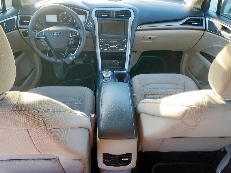 3FA6P0HD1JR154222 - 2018 FORD FUSION SE BLUE photo 8