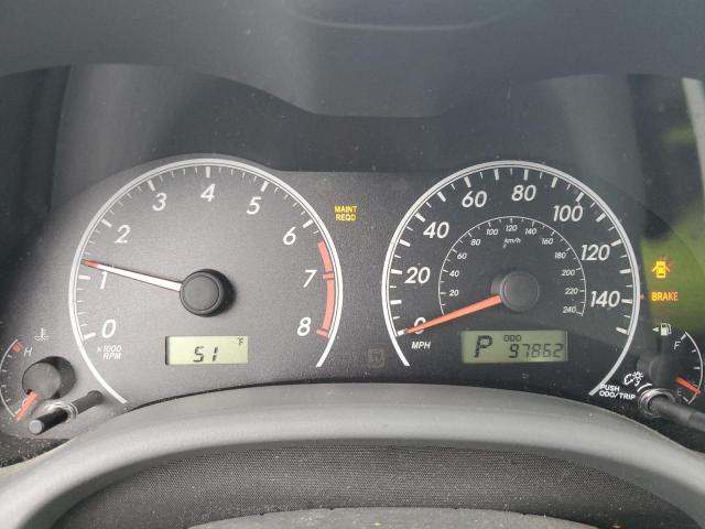 1NXBU4EEXAZ318836 - 2010 TOYOTA COROLLA BASE 银色 照片 9