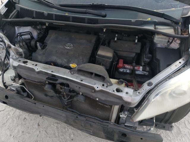 5TDYK3DC1CS238136 - 2012 TOYOTA SIENNA XLE SILVER photo 12