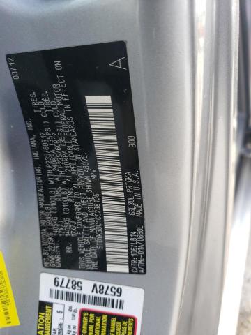 5TDYK3DC1CS238136 - 2012 TOYOTA SIENNA XLE SILVER photo 14