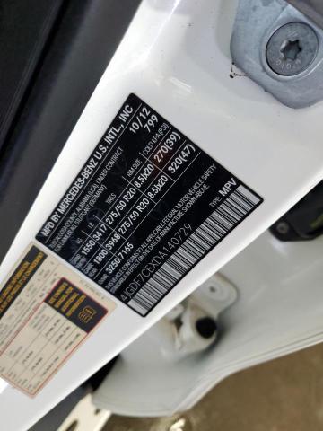 4JGDF7CEXDA140729 - 2013 MERCEDES-BENZ GL 450 4MATIC WHITE photo 13