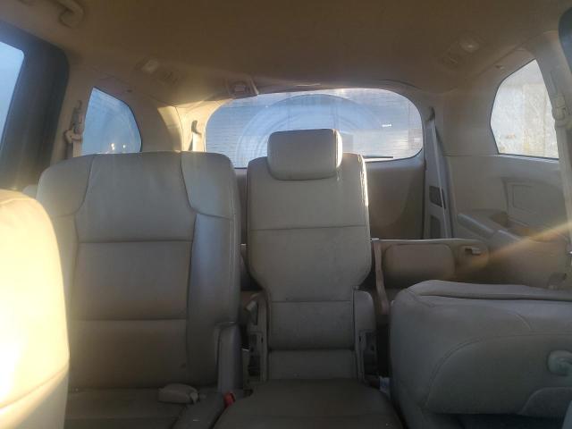 5FNRL5H63CB125083 - 2012 HONDA ODYSSEY EXL BURGUNDY photo 10