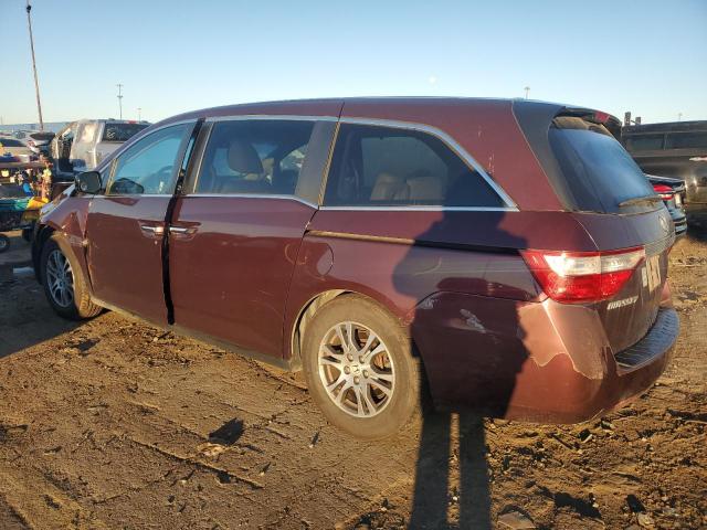 5FNRL5H63CB125083 - 2012 HONDA ODYSSEY EXL BURGUNDY photo 2