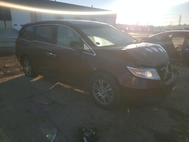 5FNRL5H63CB125083 - 2012 HONDA ODYSSEY EXL BURGUNDY photo 4