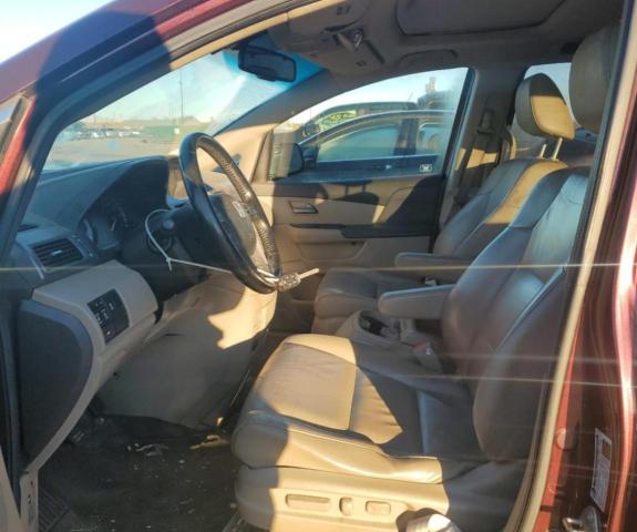 5FNRL5H63CB125083 - 2012 HONDA ODYSSEY EXL BURGUNDY photo 7