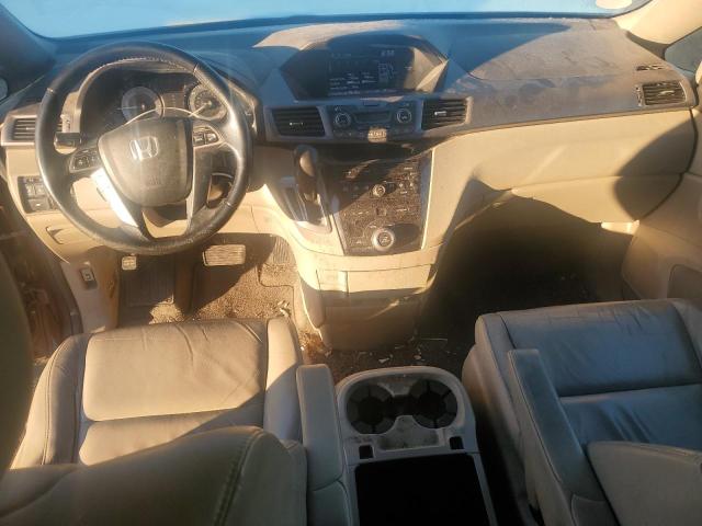 5FNRL5H63CB125083 - 2012 HONDA ODYSSEY EXL BURGUNDY photo 8