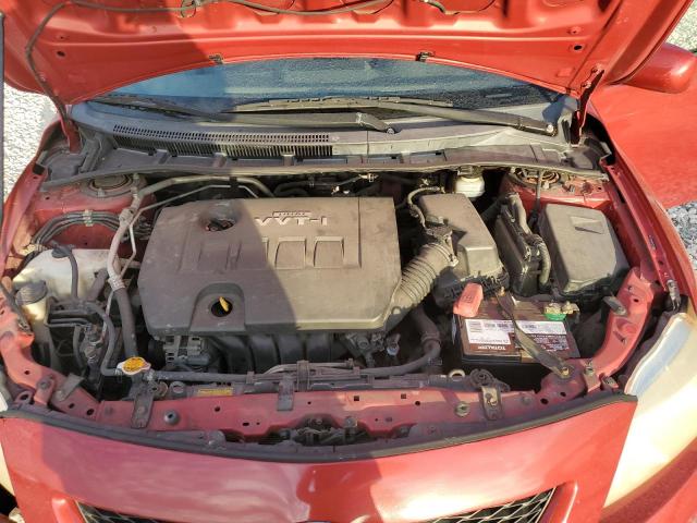JTDBU4EE4AJ057712 - 2010 TOYOTA COROLLA BASE 勃艮第红 照片 11