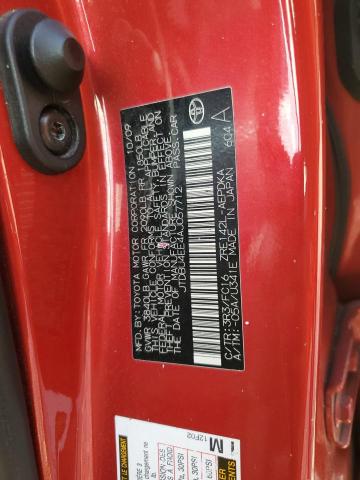 JTDBU4EE4AJ057712 - 2010 TOYOTA COROLLA BASE 勃艮第红 照片 12