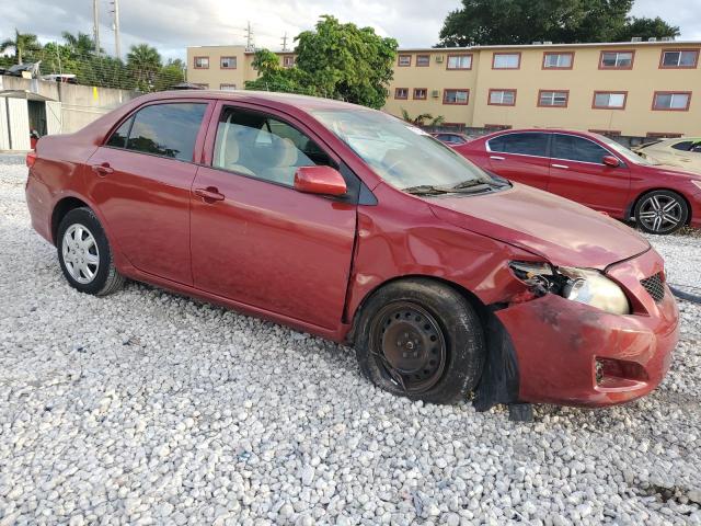 JTDBU4EE4AJ057712 - 2010 TOYOTA COROLLA BASE 勃艮第红 照片 4