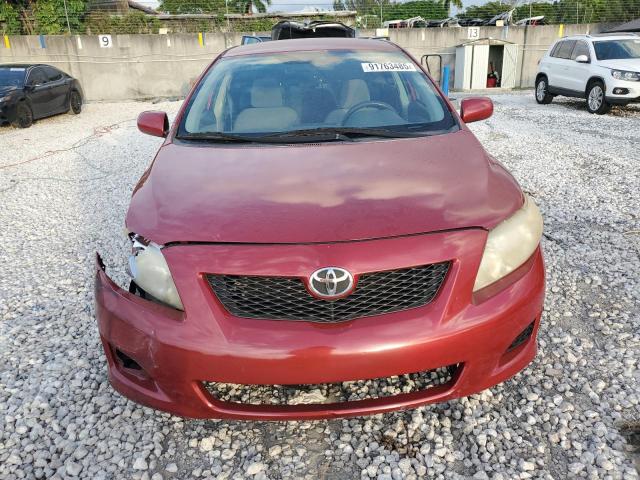 JTDBU4EE4AJ057712 - 2010 TOYOTA COROLLA BASE 勃艮第红 照片 5