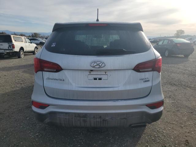 5XYZTDLB4JG551529 - 2018 HYUNDAI SANTA FE S SILVER photo 6