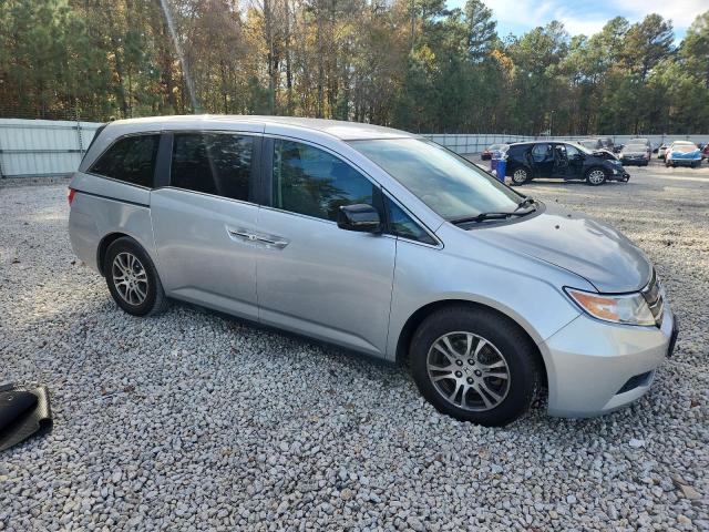 5FNRL5H48DB070940 - 2013 HONDA ODYSSEY EX SILVER photo 4