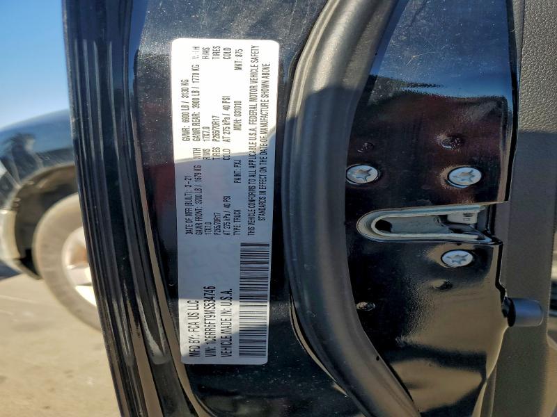 1C6RR6FT9MS534746 - 2021 RAM 1500 CLASS TRADESMAN Schwarz Foto 12