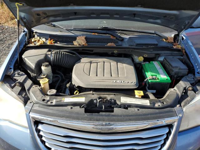 2C4RC1BGXCR162808 - 2012 CHRYSLER TOWN & COU TOURING ლურჯი ფოტო 12