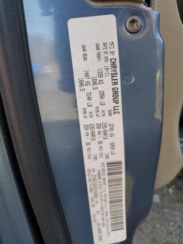 2C4RC1BGXCR162808 - 2012 CHRYSLER TOWN & COU TOURING ლურჯი ფოტო 13