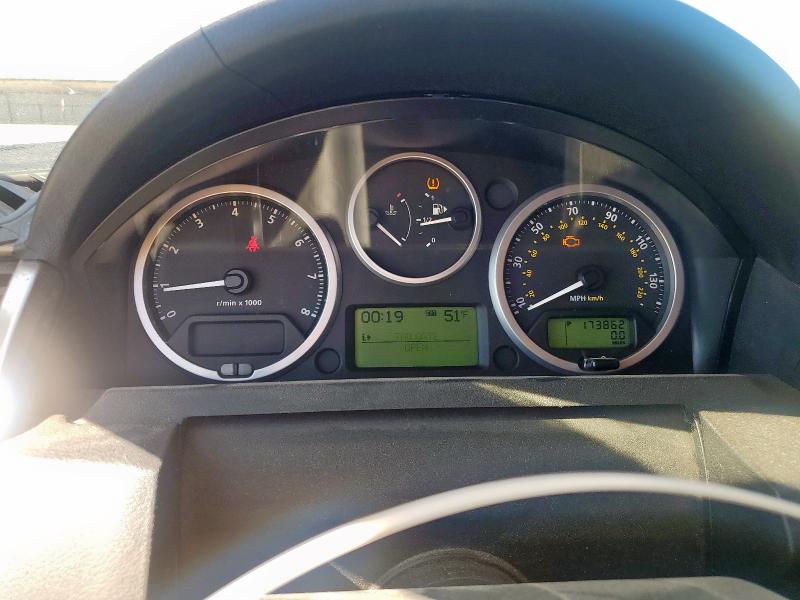 SALSF25449A213967 - 2009 LAND ROVER RANGE ROVE HSE GRAY photo 9