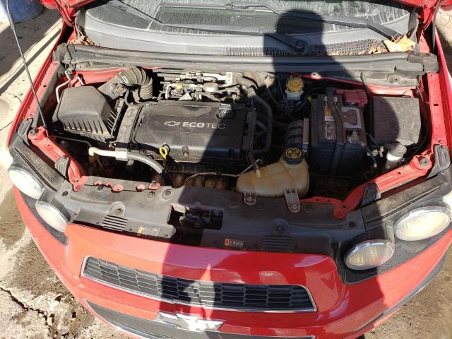 1G1JC6SH1F4113922 - 2015 CHEVROLET SONIC LT RED photo 12