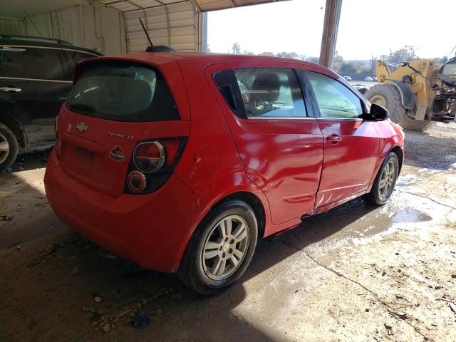 1G1JC6SH1F4113922 - 2015 CHEVROLET SONIC LT RED photo 3