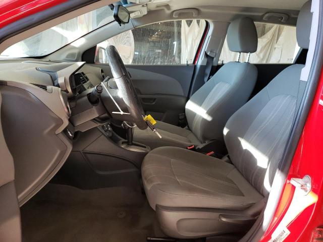 1G1JC6SH1F4113922 - 2015 CHEVROLET SONIC LT RED photo 7