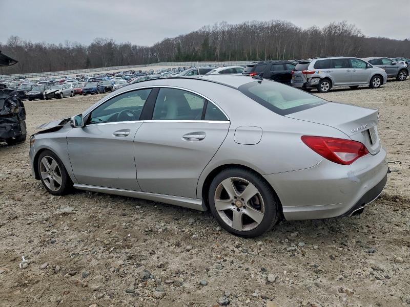 WDDSJ4GB3FN243114 - 2015 MERCEDES-BENZ CLA 250 4MATIC SILVER photo 2