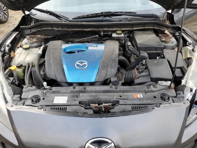 JM1BL1VP7D1821916 - 2013 MAZDA 3 I GRAY photo 11