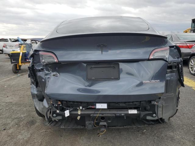 7SAYGDEF4NF464522 - 2022 TESLA MODEL Y GRAY photo 6