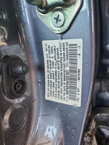 19XFB2F5XEE021021 - 2014 HONDA CIVIC LX Сірий фото 12