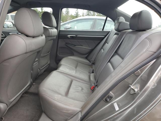2HGFA16928H108826 - 2008 HONDA CIVIC EXL GRAY photo 10