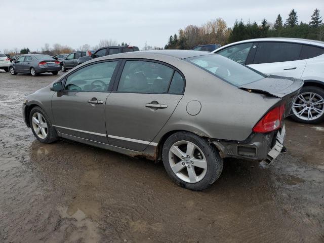 2HGFA16928H108826 - 2008 HONDA CIVIC EXL GRAY photo 2