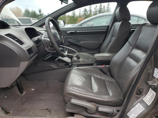 2HGFA16928H108826 - 2008 HONDA CIVIC EXL GRAY photo 7